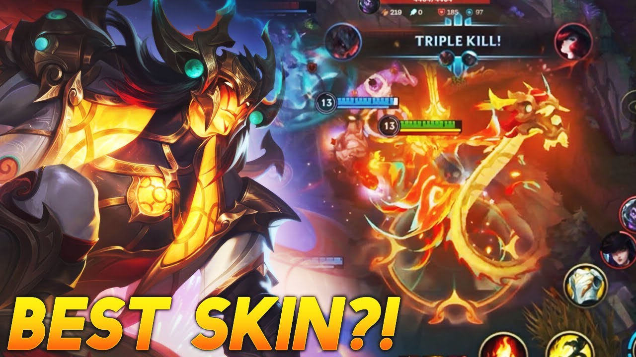 THIS AATROX SKIN IS TOO SMOOTH!! | AATROX VS MUNDO BARON LNE GAMEPLAY | WILDRIFT