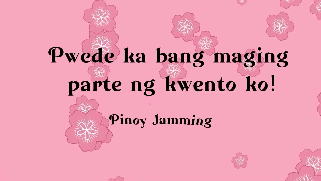 pwede ka bang maging parte ng kwento ko
