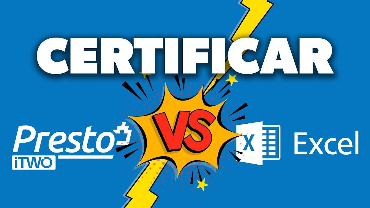 C&oacute;mo se certifica en obra PRESTO VS EXCEL