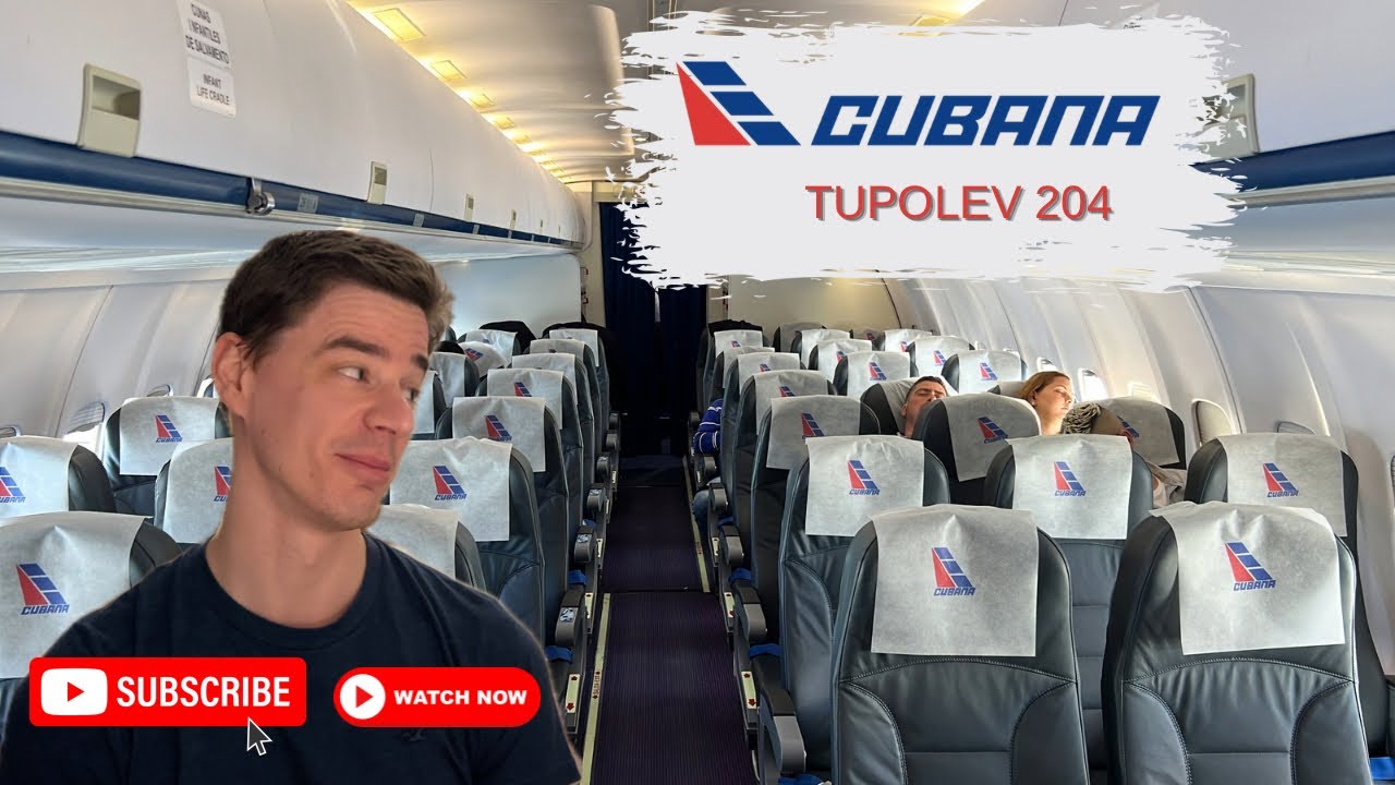 ✈️🇷🇺WE FLEW ON A SANCTIONED RUSSIAN TUPOLEV AIRPLANE FROM CUBA TO VENEZUELA, SOVIET-ERA JET !🇻🇪🇨🇺