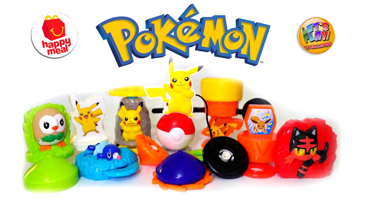 2019 Pokemon Asia McDonald's Happy Meal Set of 8 Toys