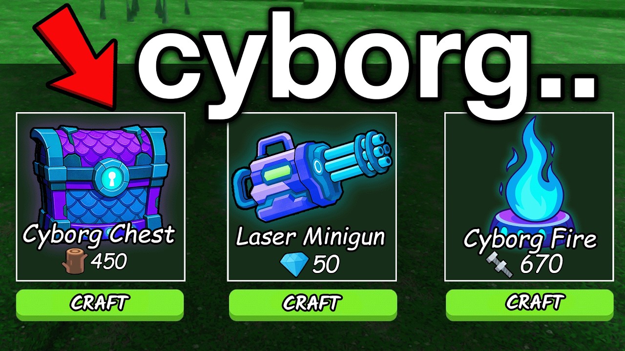 99 Nights But The Crafting Table Is CYBORG!