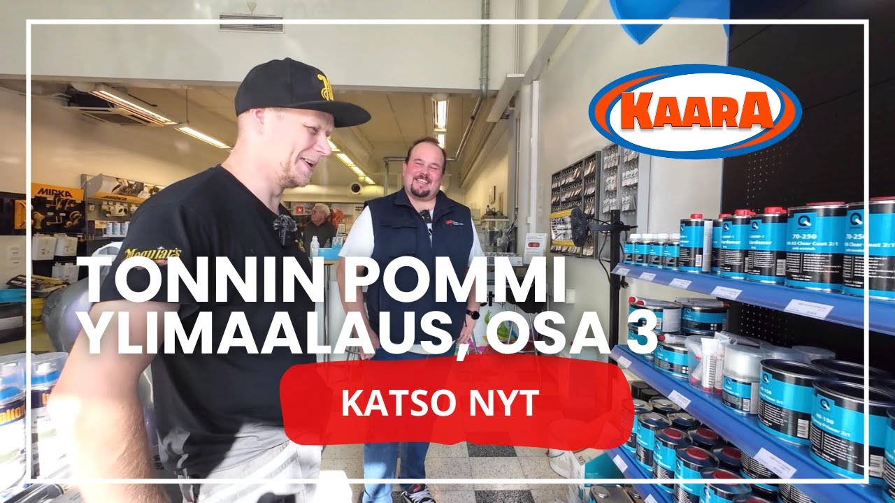 Maalit ja tarvikkeet ylimaalausprojektiin: Paljonko aineita kuluu? (Osa 3)