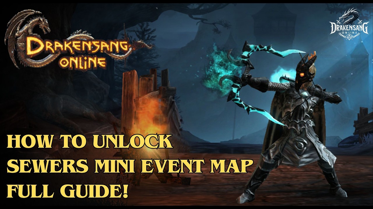 Drakensang Online - How to Unlock Sewers Mini Event Map! Full Guide! DSO