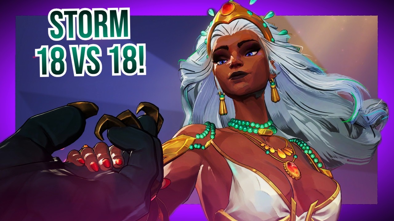 Storm Season 6.5 Buffs and Queen of Wakanda Skin! Storm 18 vs 18! - Marvel Rivals