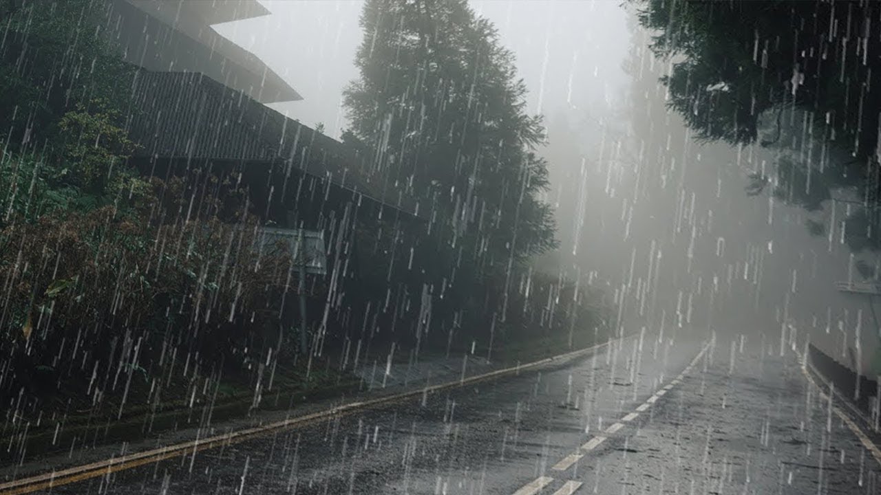 Stormy Night to Sleep Instantly, Deep Sleep, Heavy Rain on Tin Roof & Mighty Thunder Sounds at Night