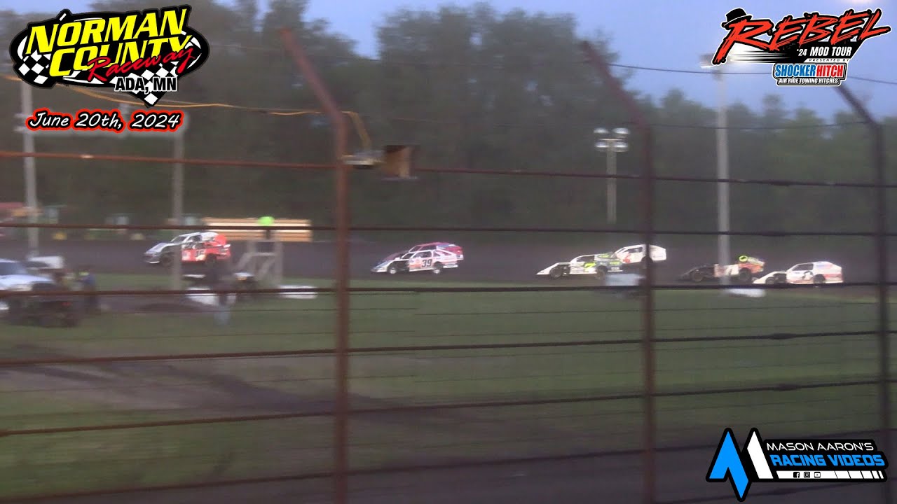 Norman County Raceway WISSOTA Midwest Modified A-Main (Rebel MOD Tour) (6/20/24)