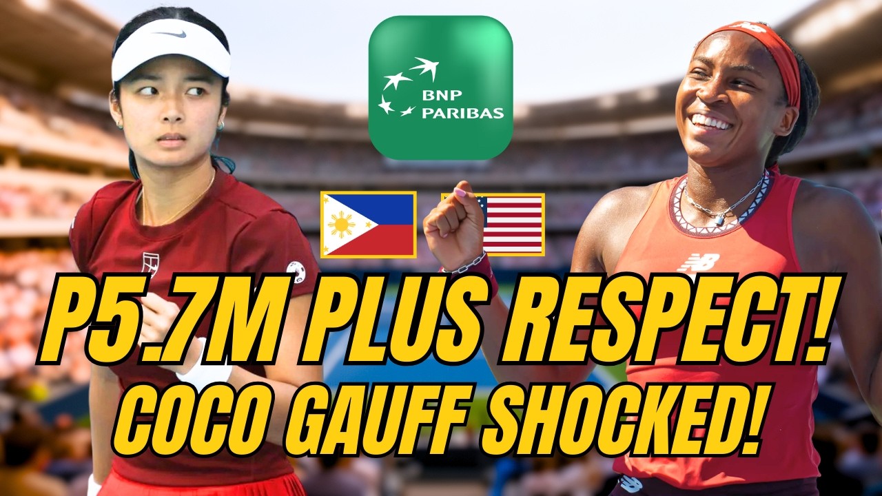$98,500 PRIZE MONEY! 💰 | What Coco Gauff Told Alex Eala at the Net Will Make You Proud! 🇵🇭