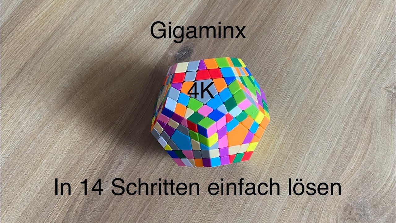 Gigaminx in 14 Schritten einfach lösen (4K60) Part 2