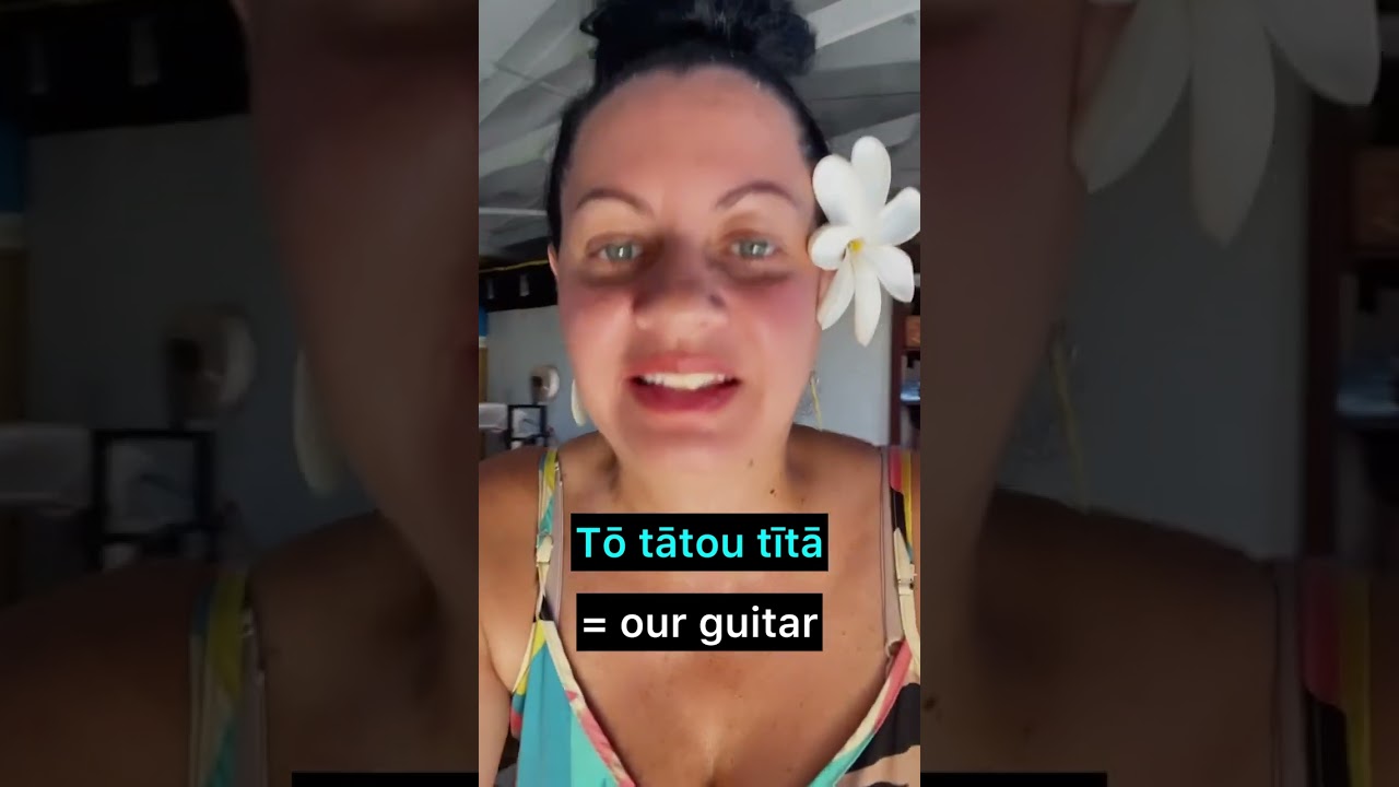 Two hardest letters to pronounce in Tahitian for English speakers.