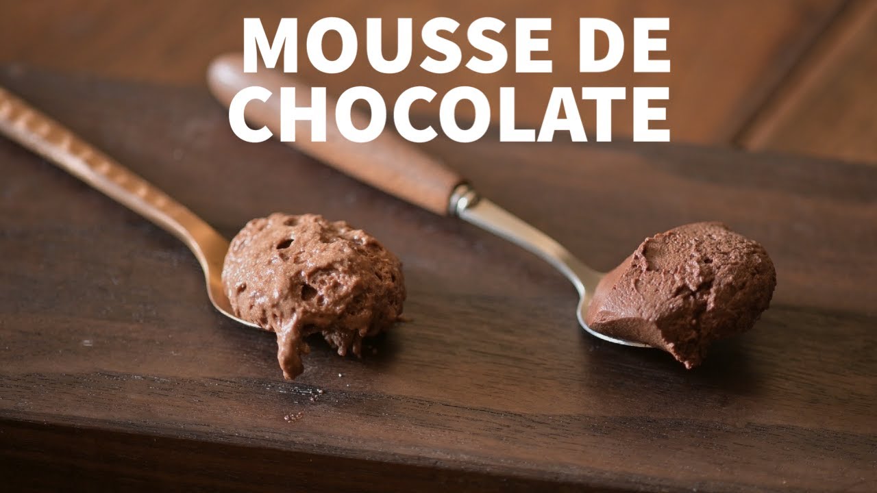 Receta de Mousse de Chocolate 2 ingredientes vs clásica