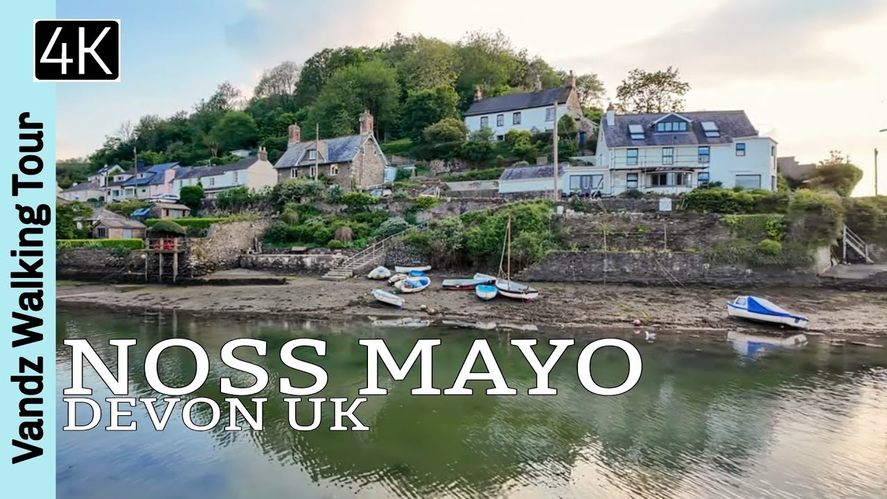 Noss Mayo Devon UK🇬🇧 - A Hidden Gem - Walking Tour