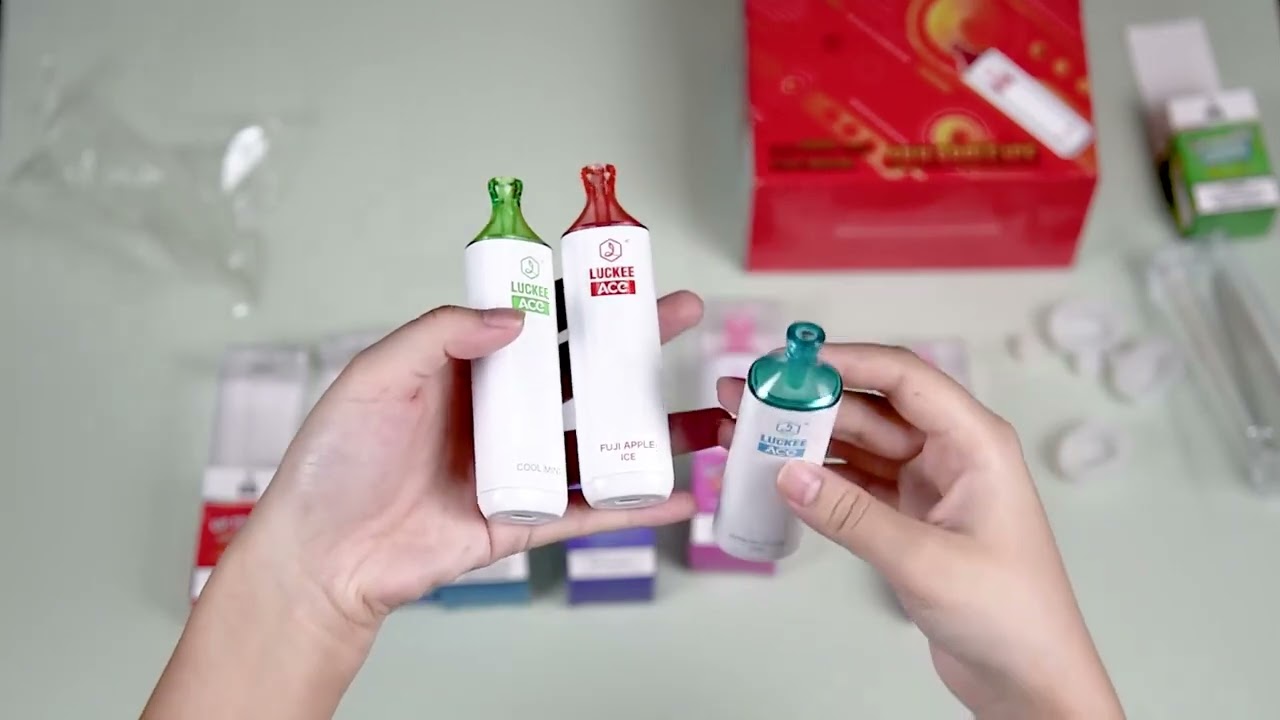 LUCKEE ACE disposable vape unboxing video