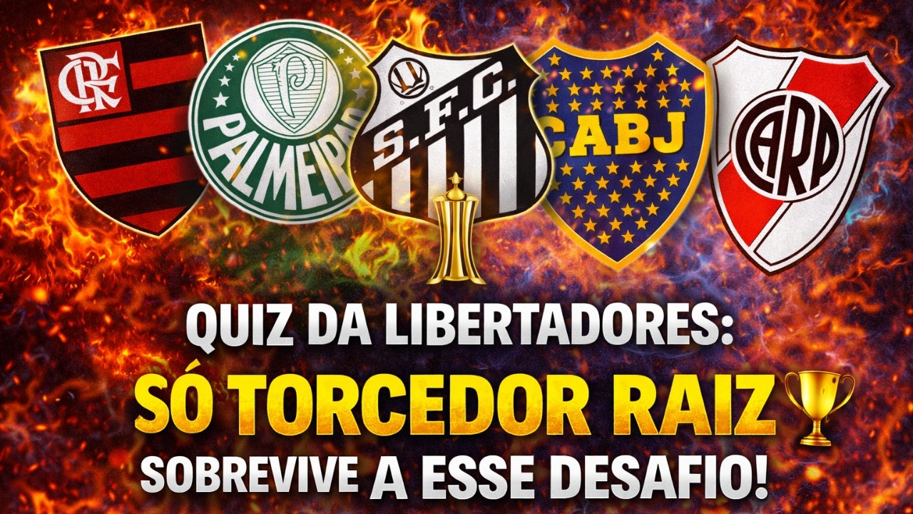 🏆 QUIZ COPA LIBERTADORES DA AMÉRICA COMPLETO 🔥 DESAFIO DE FUTEBOL SOBRE TÍTULOS, CLUBES E HISTÓRIA