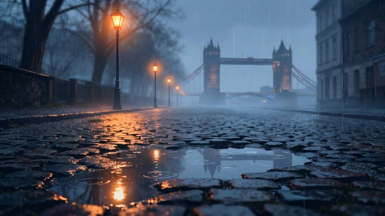 London March Lofi 🌧 Thames Echo Mix | Urban Spring Study Beats 2026