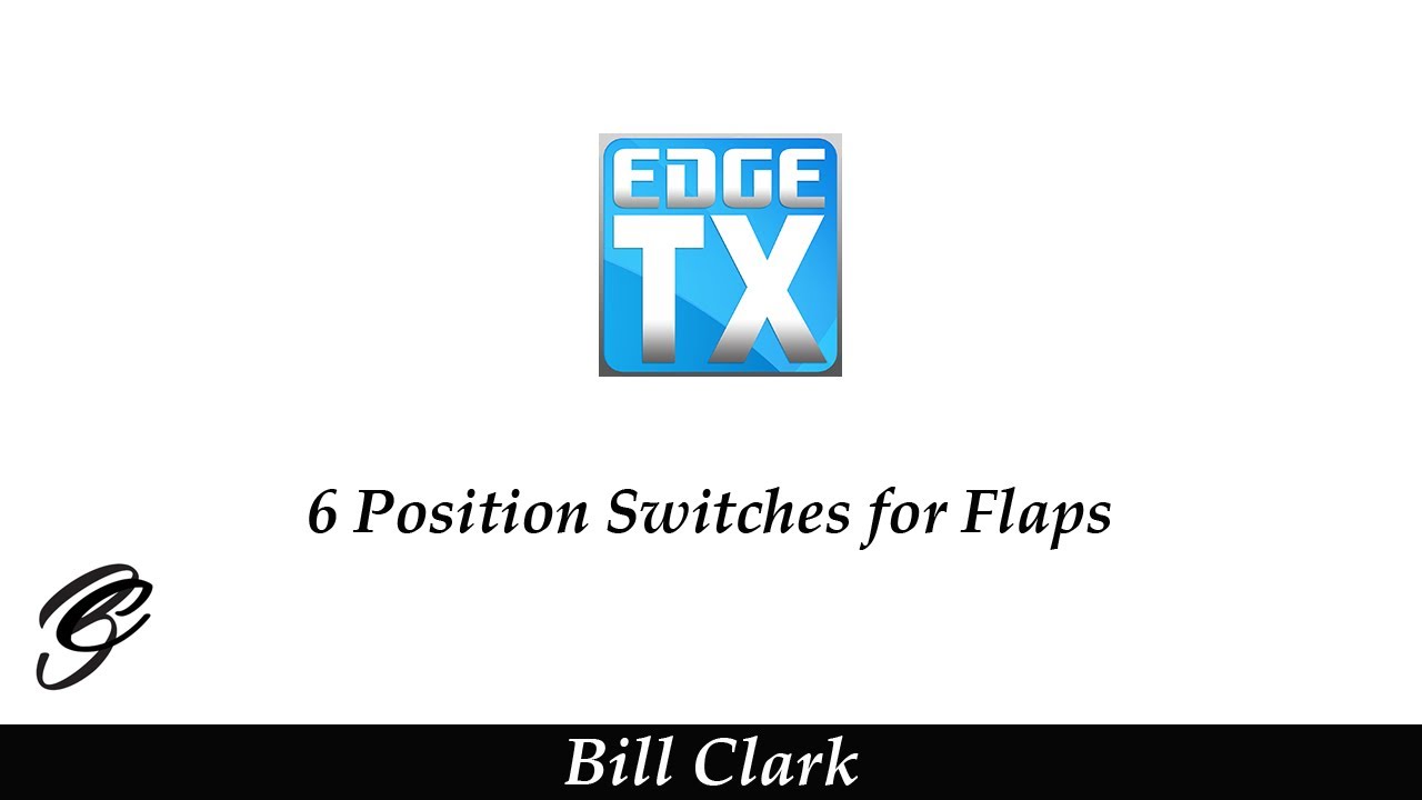 EdgeTX 6 Position Switches for Flaps