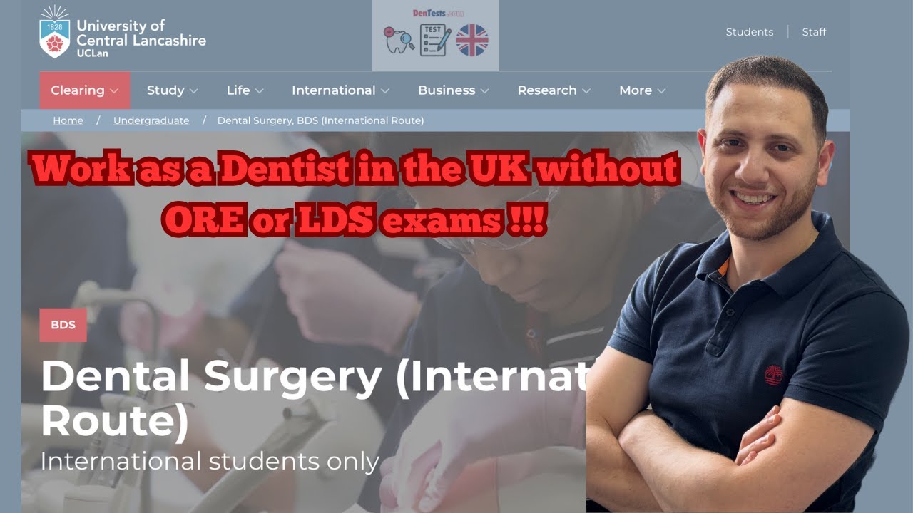 Work as a Dentist in the UK without ORE or LDS exams !!! (Alternative route)