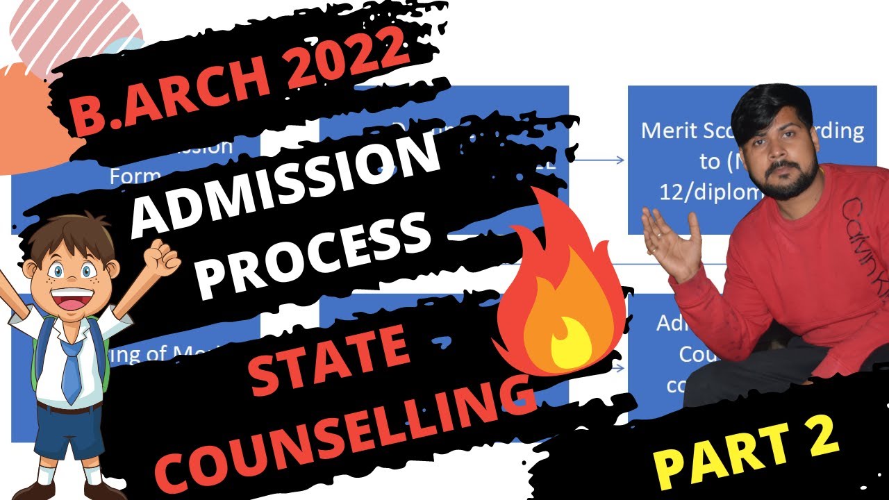 Admission process state counselling 🔥of b.arch 2022 ( part -2) #nata2022