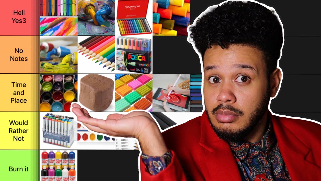 Ranking ALL The Art Supplies I've EVER Used!