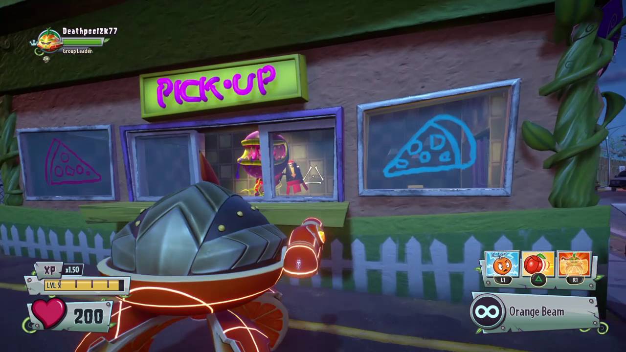 Plants vs Zombies GW2 Chomper delivery mission Shoot n' Scoot