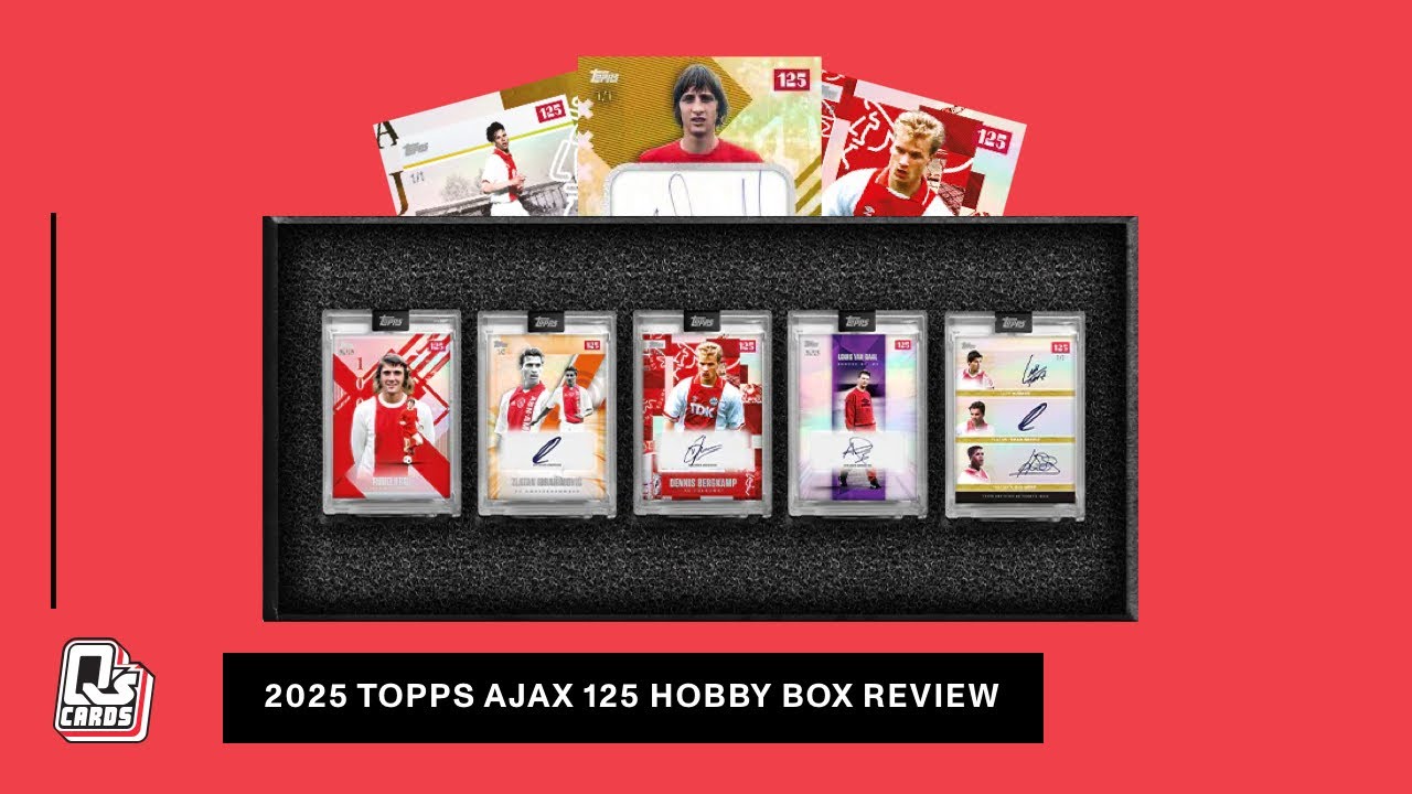 Новый AJAX 125 👀 Первый взгляд (обзор одной коробки) | 2025 Topps Ajax Hobby Box к 125-летию — #q...