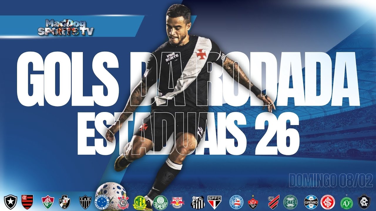 TODOS OS GOLS DESTE DOMINGO 08/02/2026, GOLS DOS ESTADUAIS, GOLS DE HOJE,GOLS DA RODADA (COMPLETO)⚽