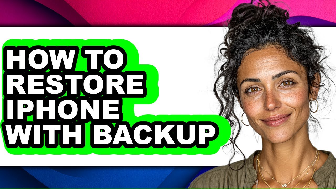 How to Restore Iphone with Backup (only Way)
