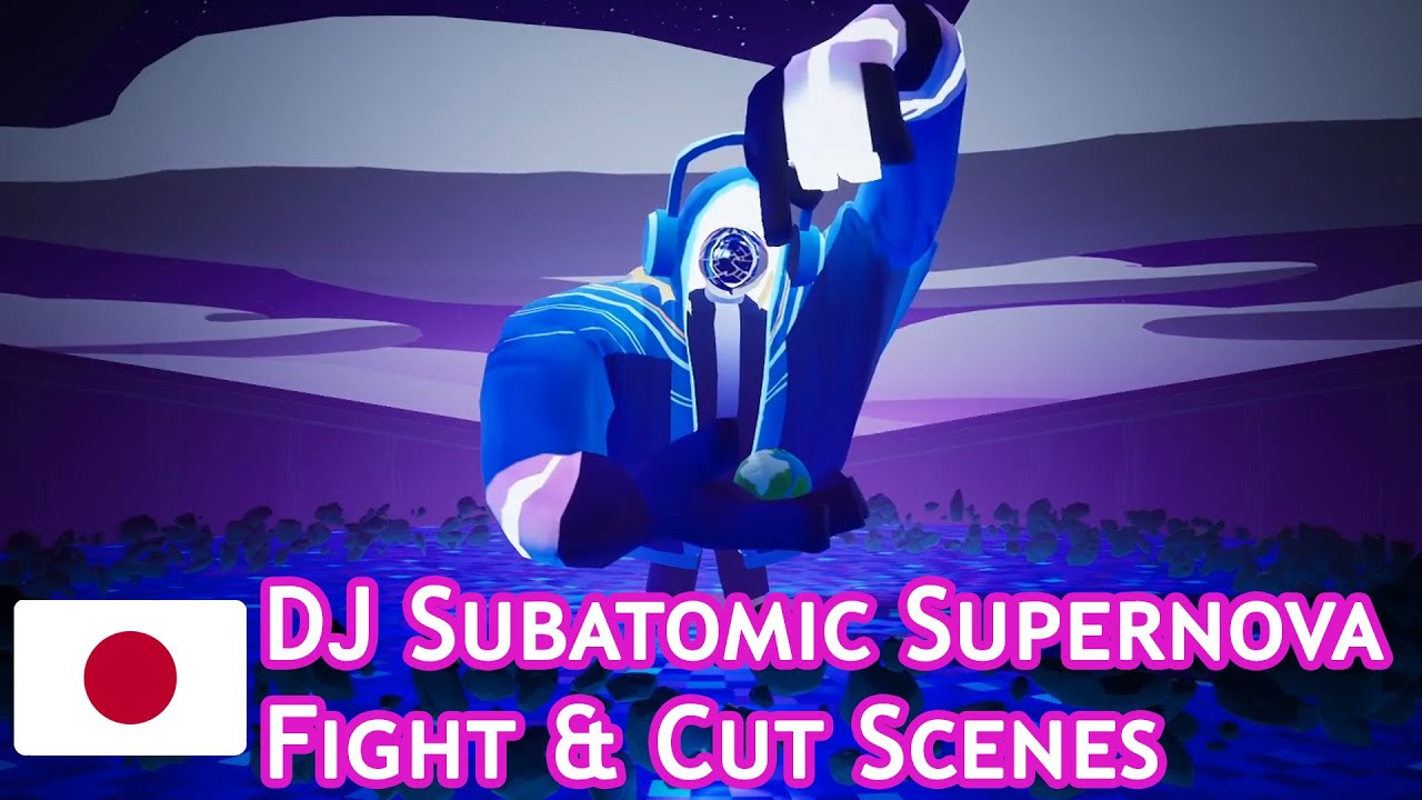 No Straight Roads - DJ Subatomic Super Nova Full Fight & Cut Scenes in Japanese (Crazy Mode)