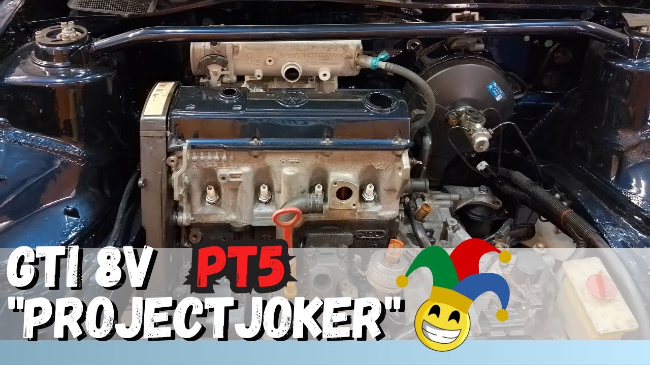Golf mk2 GTI Time to drop the motor in Project Joker