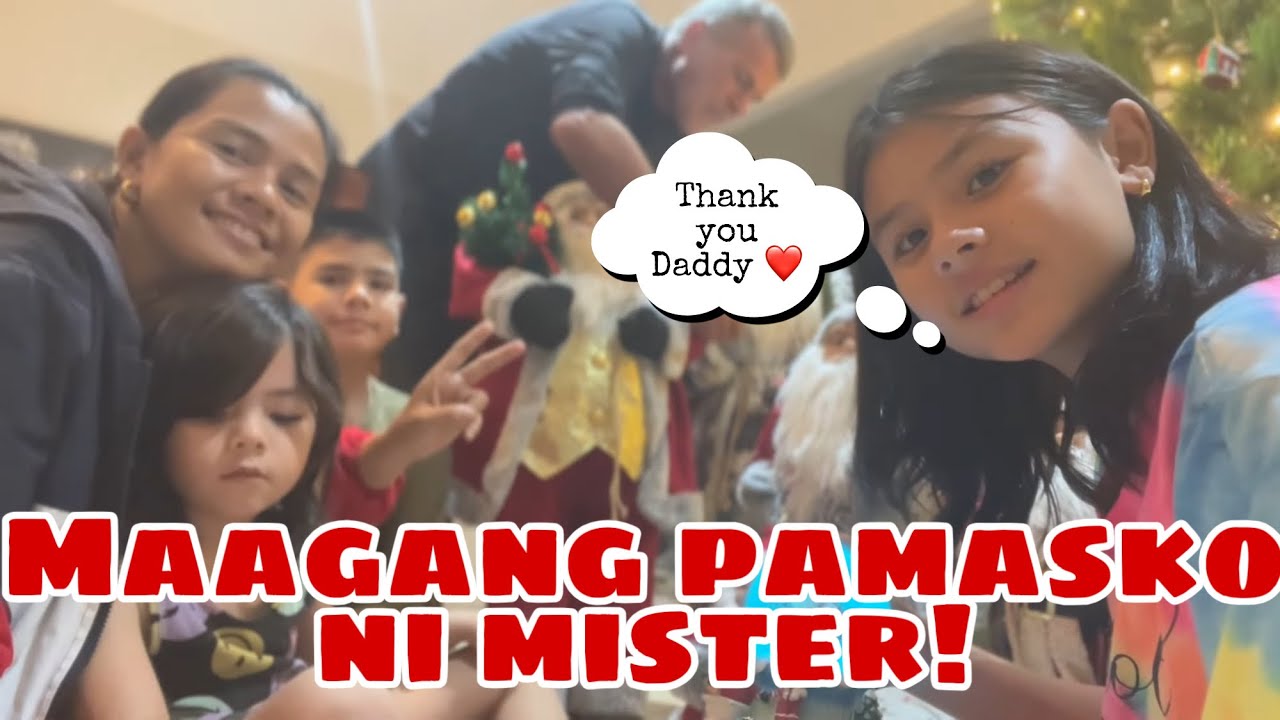 MAAGANG PAMASKO NI MISTER SA AMIN!🥰❤️🙏
