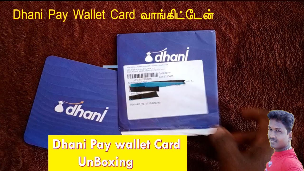 Dhani Pay Wallet Card UnBoxing with Card Activation  in Tamil /@TechandTechnics