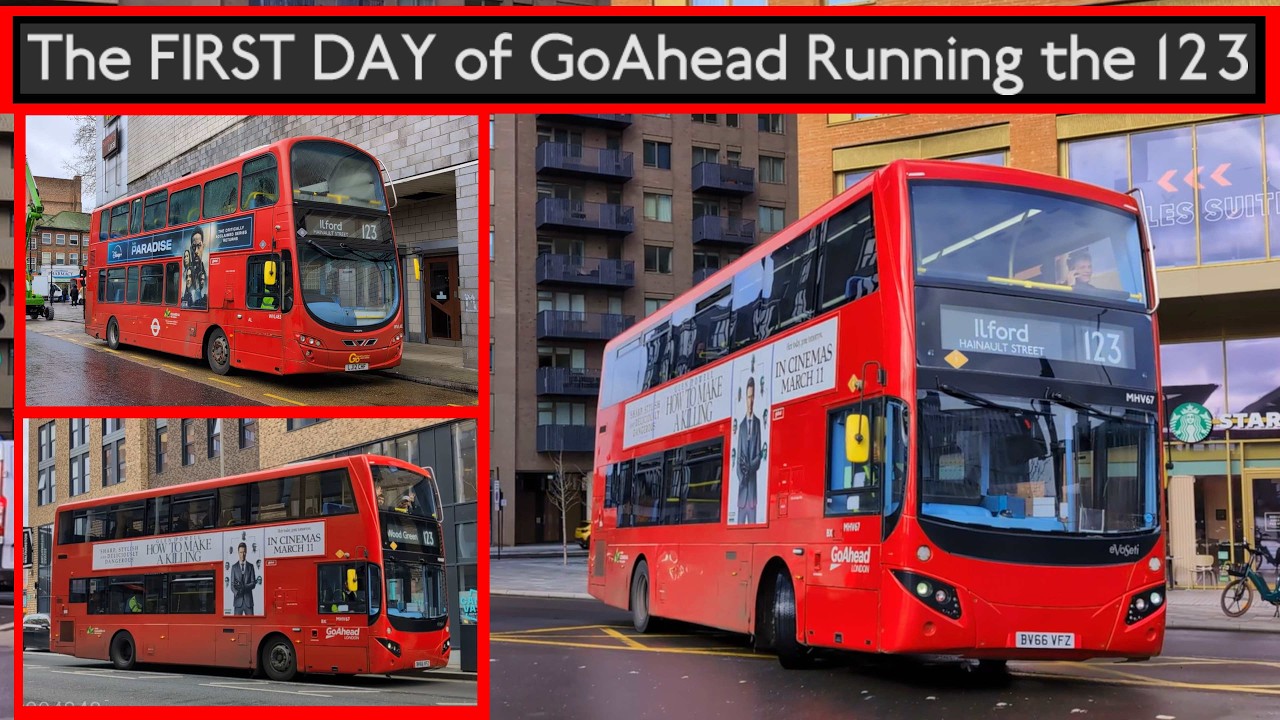 The FIRST DAY of Route 123 GoAhead Operation - Temporary Gemini 2s & MCV EvoSetis (Goodbye Arriva)