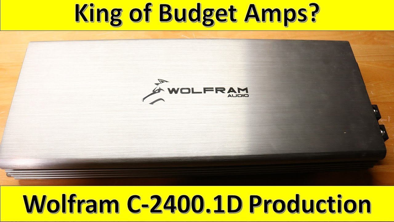King of Budget Amps? Wolfram C2400 Production Unboxed and on the Dyno