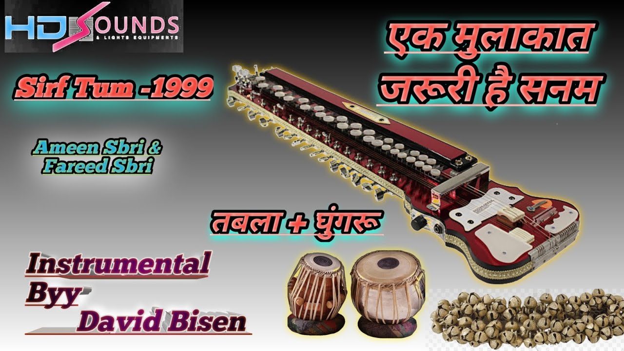 Ek Mulaqat Zaroori Hai Sanam - #SirfTum 1999 / Instrumental HD / Benjo Cover / By David Bisen