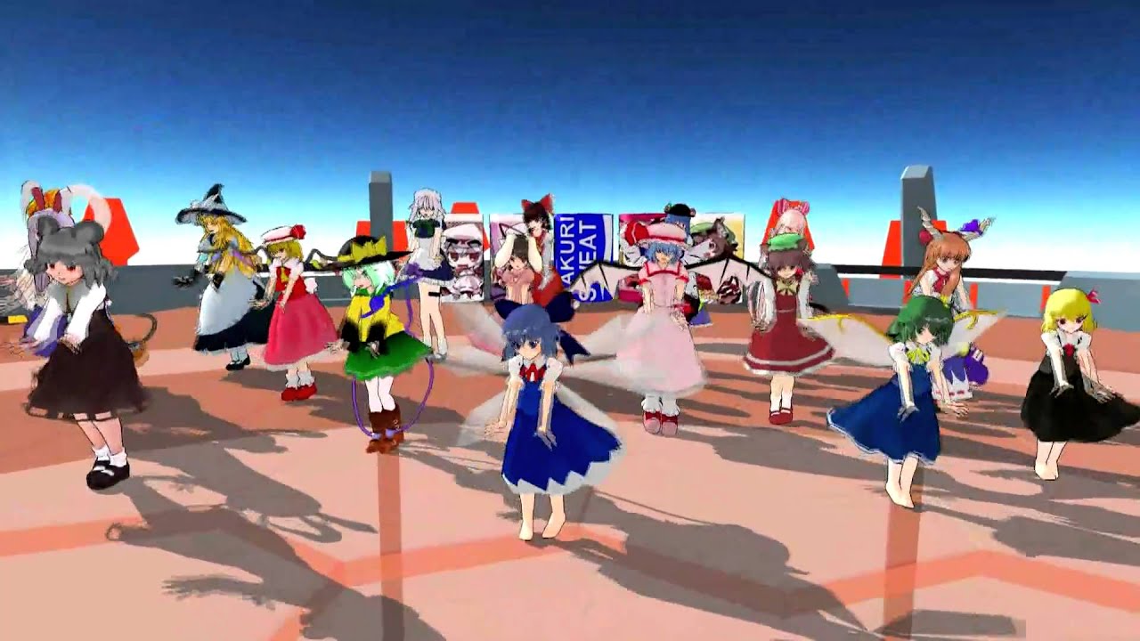 No Life Queen 東方モデル18人で踊って頂きました　1920