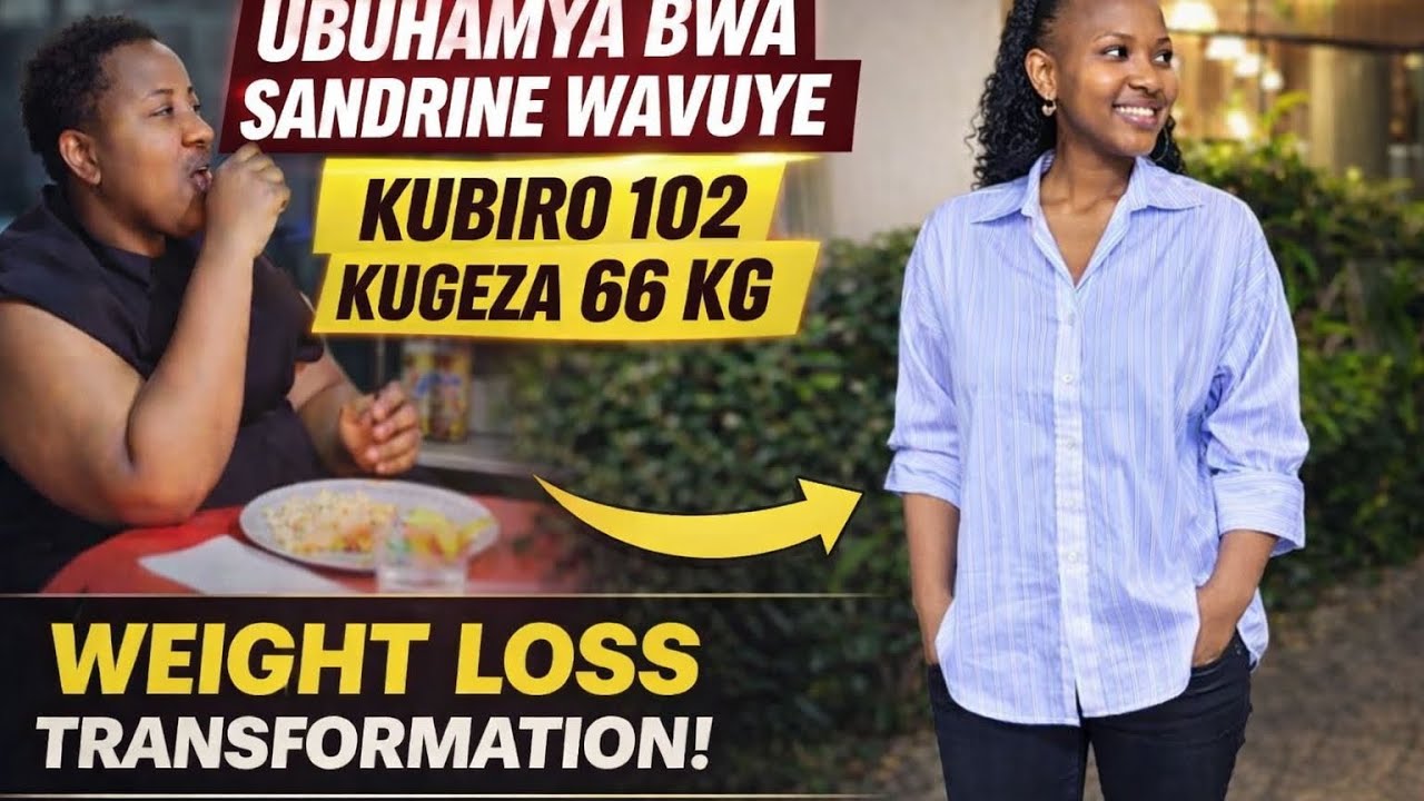 Ubuhamya Bwa Sandrine wavuye kubiro 102 akagera kuri 66 kg / aragutera imbaraga