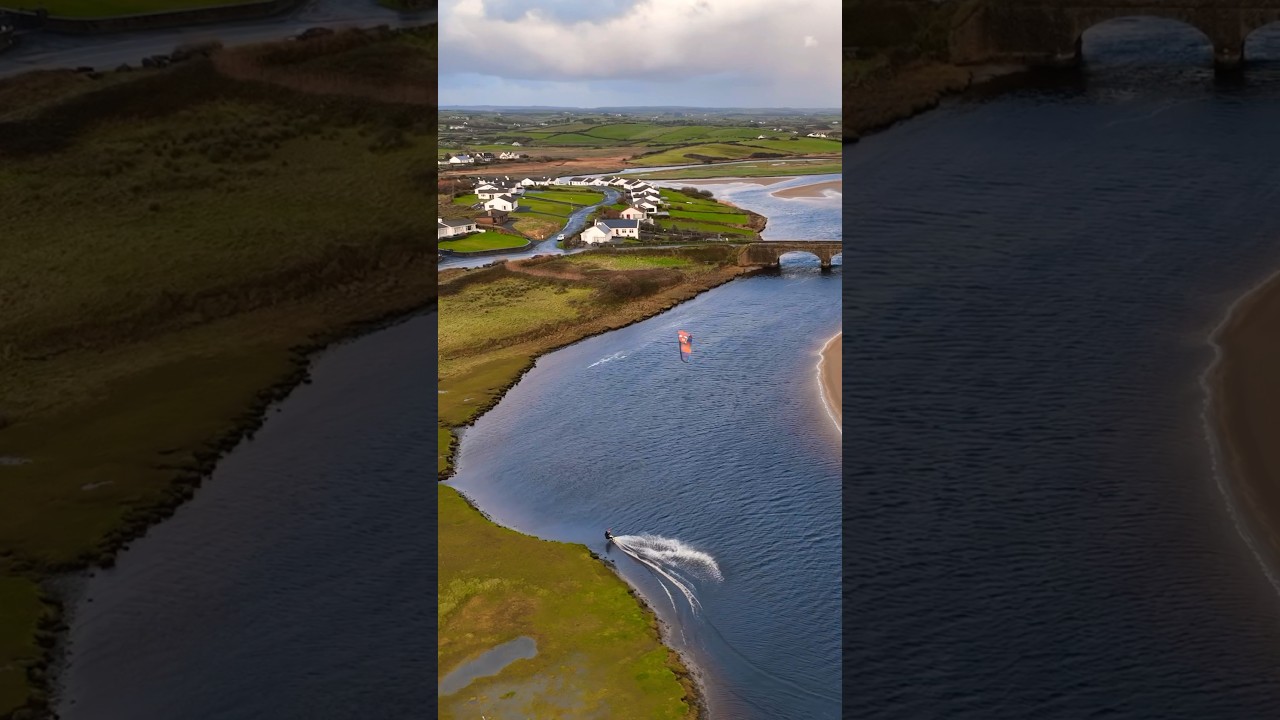 Kitesurfing IRELAND!!! #courtintheact #kitesurfing #ireland