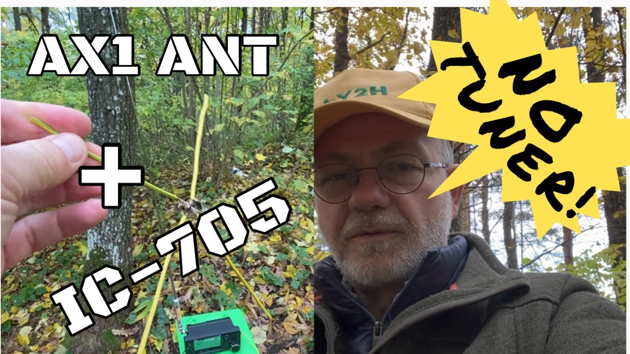 How to get Elecraft AX1 antenna working with ICOM IC-705 transceiver without the antenna tuner!