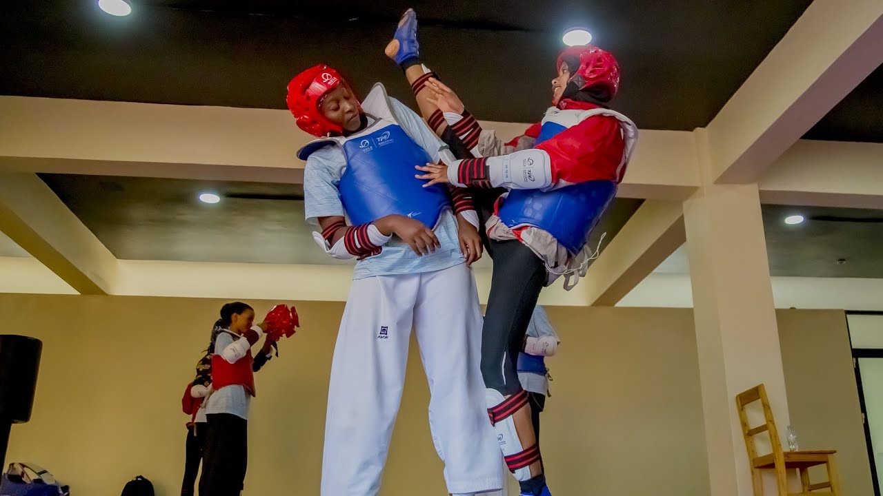 Imigeri iravuza ubuhuha mu myitozo y'ikipe y'igihugu ya Taekwondo|Baritegura irushanwa nyafurika