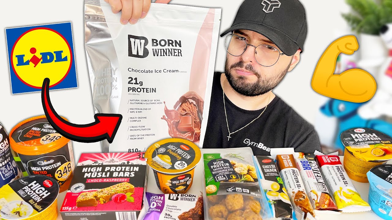 Am cumparat TOATE PRODUSELE PROTEICE de la LIDL! 💪