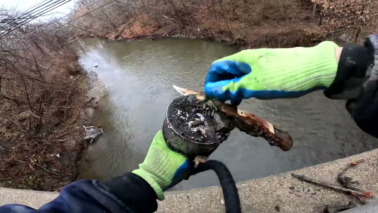Magnet Fishing Historic Railroad Bridge (Very Interesting Finds and Bad Jokes)