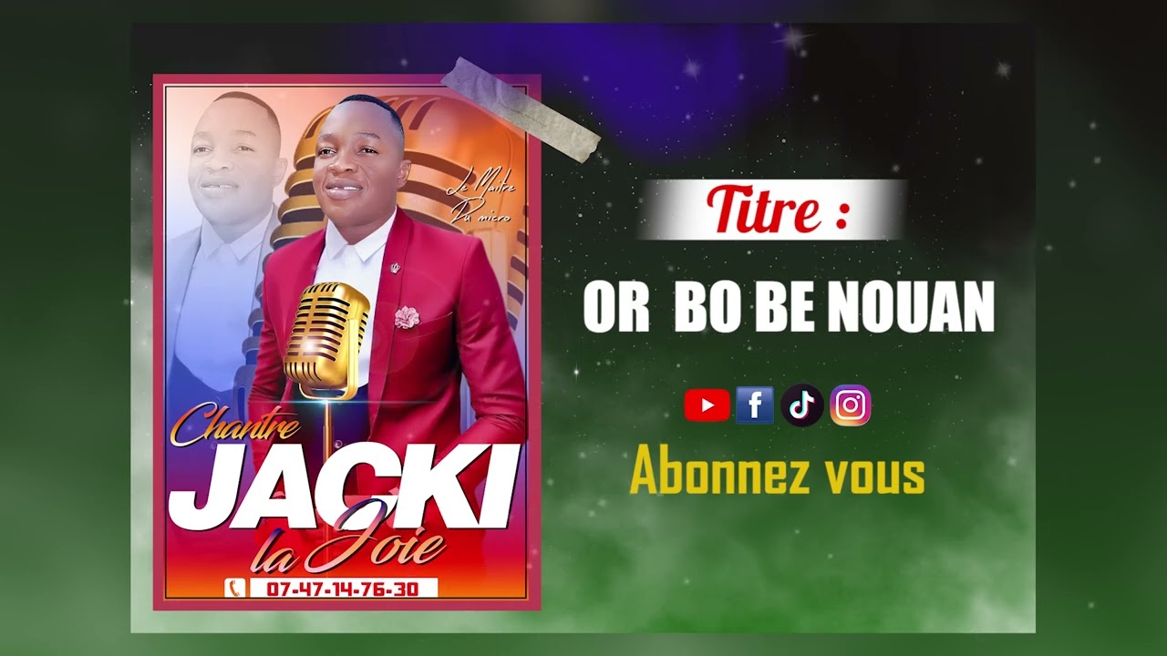 JACKY LA JOIE - OR BO BE NOUAN ( Audio officiel )