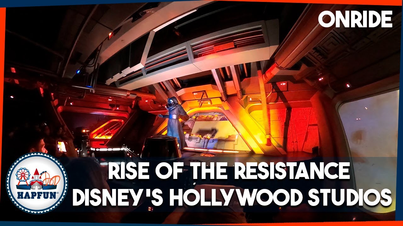 O MELHOR dark ride da Disney: RISE OF THE RESISTANCE (Onride) - Hollywood Studios / Orlando