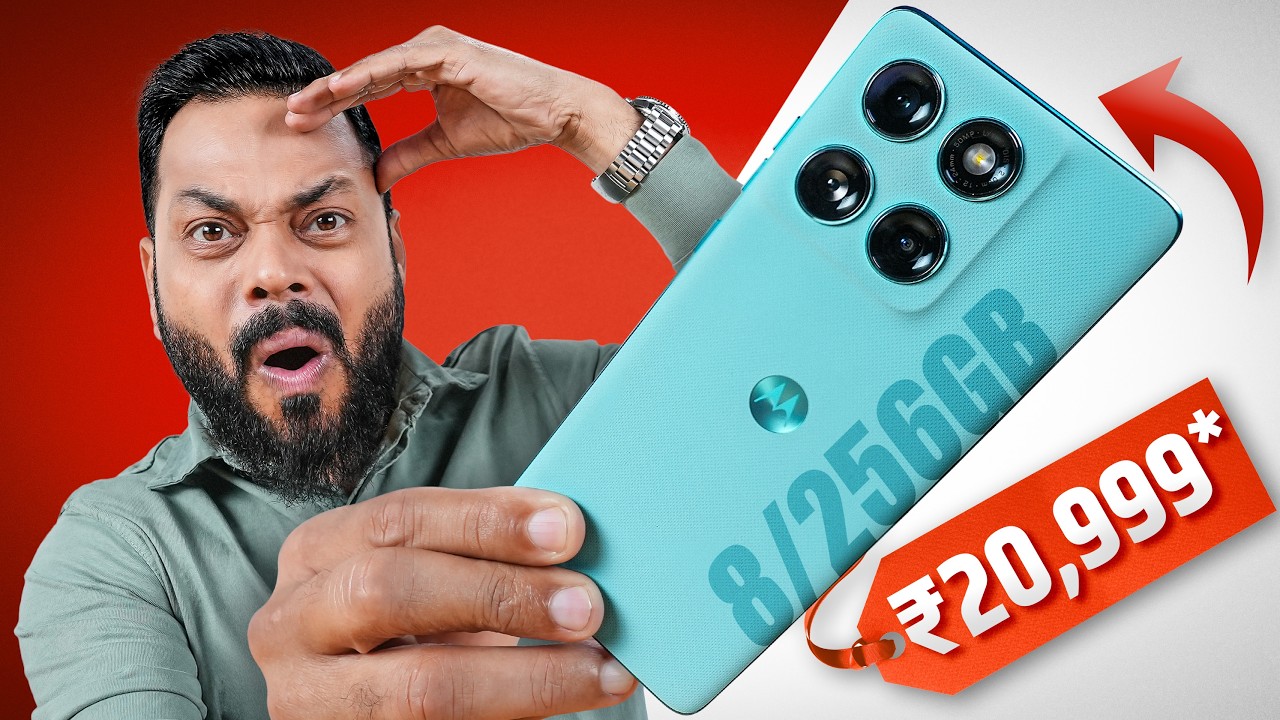Motorola Edge 60 Fusion Unboxing & First Look ⚡ All Curved Screen, Dimensity 7400, IP69 @ ₹20,999*!