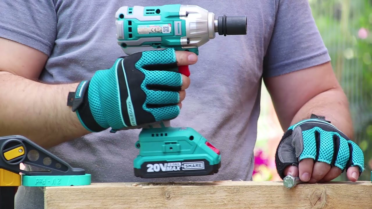 Cordless Impact Wrench TOTAL TIWLI2001, 1/2 Square drive