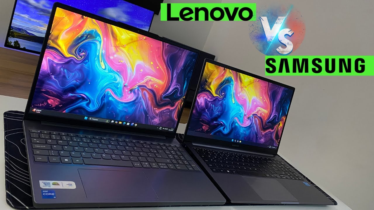 Notebook Lenovo Slim 3 ou Notebook Samsung Galaxy Book 4