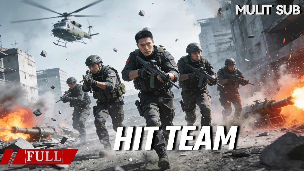 FULL  钢铁警队对抗巨型毒网，火力全开直捣黑暗交易！《重装战警 HIT TEAM》动作|犯罪 Multi SUB