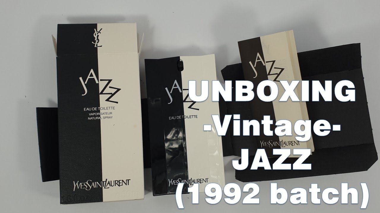 Unboxing _ -VINTAGE-  JAZZ by Yves Saint Laurent (1992 batch)