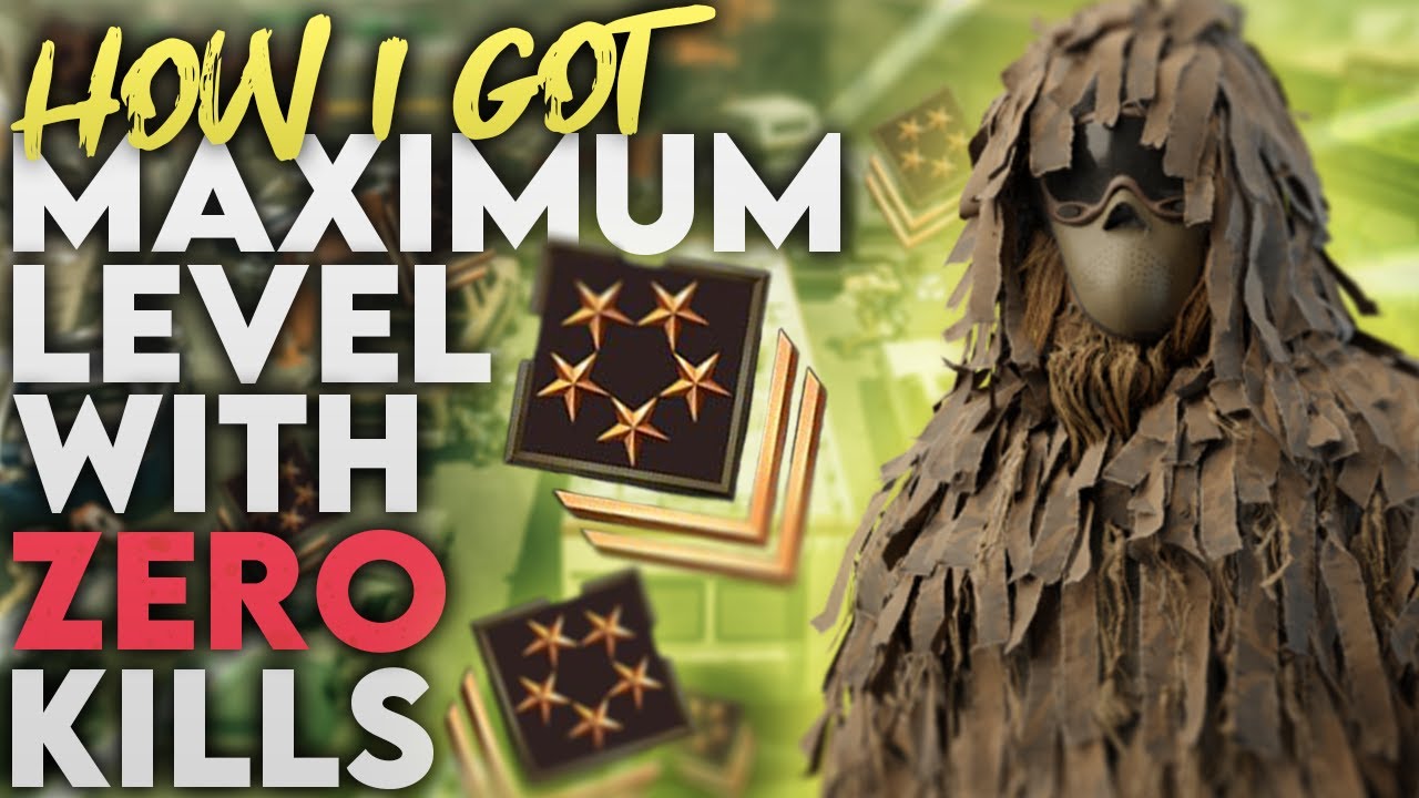How to get MAX LEVEL with ZERO KILLS in MODERN WARFARE 2!