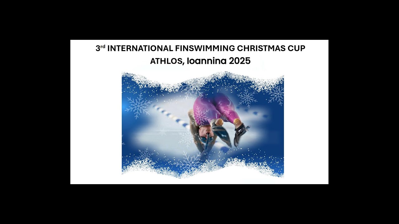 ⚽🎥📢 LIVE STREAMING : 3rd INTERNATIONAL FINSWIMMING CHRISTMAS CUP - SESSION 3